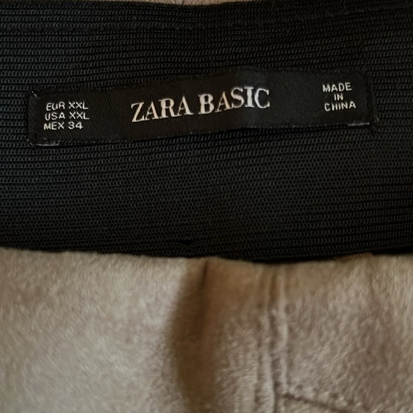 Zara Faux Suede Leggings-Size-XXL - Picture 7 of 7